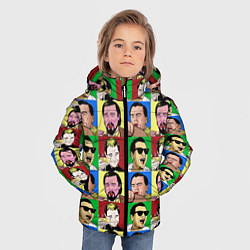 Куртка зимняя для мальчика ЛЕГЕНДА ДИ КАПРИО РАЗНЫЕ ОБРАЗЫ, цвет: 3D-светло-серый — фото 2
