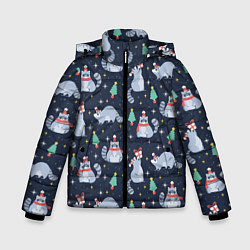 Куртка зимняя для мальчика Eноты, цвет: 3D-светло-серый