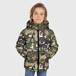 Куртка зимняя для мальчика Камуфляж из Собак Camouflage, цвет: 3D-светло-серый — фото 2