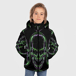 Куртка зимняя для мальчика Skulls vanguard pattern 2077, цвет: 3D-красный — фото 2