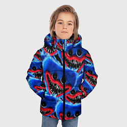 Куртка зимняя для мальчика УЖАСНОЕ ЛИЦО ХАГГИ ВАГГИ, цвет: 3D-черный — фото 2