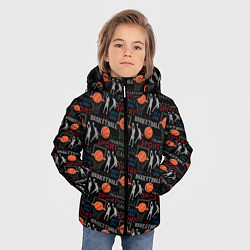 Куртка зимняя для мальчика Basketball - Баскетбол, цвет: 3D-черный — фото 2