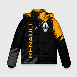 Куртка зимняя для мальчика RENAULT БРЫЗГИ КРАСОК РЕНО, цвет: 3D-светло-серый