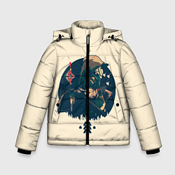 Куртка зимняя для мальчика Кейд-6, цвет: 3D-светло-серый
