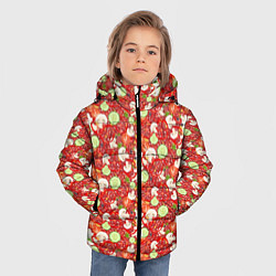 Куртка зимняя для мальчика Ингредиенты для Пиццы, цвет: 3D-светло-серый — фото 2