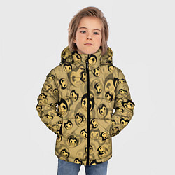 Куртка зимняя для мальчика PATTERN BENDY AND THE INK MACHINE, цвет: 3D-светло-серый — фото 2