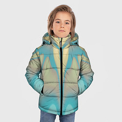 Куртка зимняя для мальчика Летнее солнце Абстракция 541-251-w1 Дополнение, цвет: 3D-светло-серый — фото 2