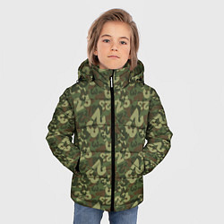 Куртка зимняя для мальчика 23 февраля камуфляж, цвет: 3D-светло-серый — фото 2
