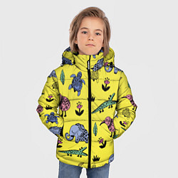 Куртка зимняя для мальчика Наконец то лето!, цвет: 3D-черный — фото 2
