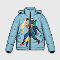 Куртка зимняя для мальчика Рэйз и Вайпер, цвет: 3D-красный