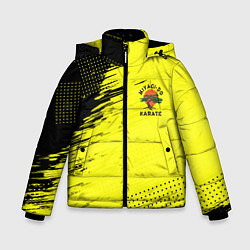Куртка зимняя для мальчика Кобра Кай Каратэ, цвет: 3D-черный