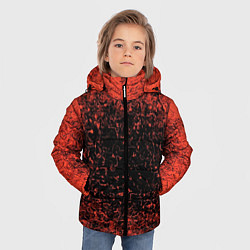 Куртка зимняя для мальчика Распространение Вируса, цвет: 3D-красный — фото 2