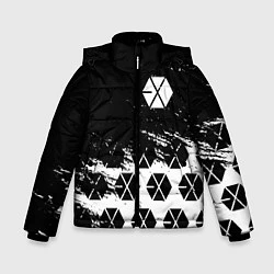 Куртка зимняя для мальчика EXO BAND : эхо, цвет: 3D-светло-серый