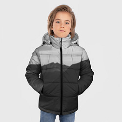 Куртка зимняя для мальчика ТЕМНЫЕ ГОРЫ, цвет: 3D-светло-серый — фото 2