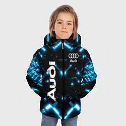 Куртка зимняя для мальчика Audi Neon, цвет: 3D-черный — фото 2