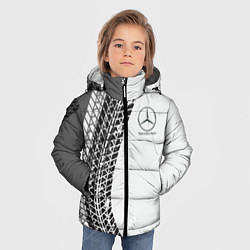 Куртка зимняя для мальчика Mercedes-Benz дрифт, цвет: 3D-черный — фото 2