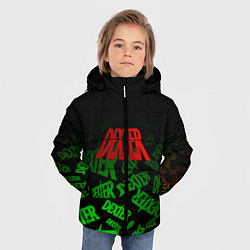 Куртка зимняя для мальчика Декстер Новая Кровь Супер сериал!!!, цвет: 3D-светло-серый — фото 2