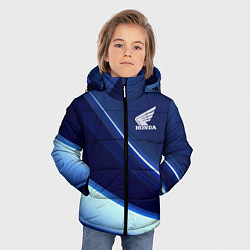 Куртка зимняя для мальчика Honda sport авто, цвет: 3D-светло-серый — фото 2