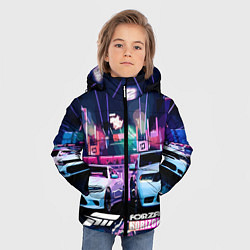 Куртка зимняя для мальчика Froza Horizon NEW Топ, цвет: 3D-черный — фото 2