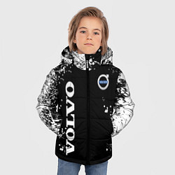 Куртка зимняя для мальчика Volvo капли и брызги красок, цвет: 3D-красный — фото 2