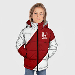 Куртка зимняя для мальчика Honda - Red sport, цвет: 3D-черный — фото 2