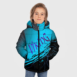 Куртка зимняя для мальчика Викинги: Вальхалла сериал, цвет: 3D-черный — фото 2