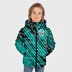 Куртка зимняя для мальчика NISSAN штрихкода авто, цвет: 3D-черный — фото 2