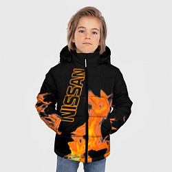 Куртка зимняя для мальчика NISSAN Супер класса авто, цвет: 3D-красный — фото 2