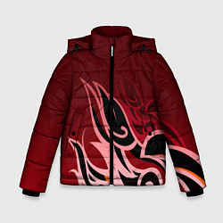 Куртка зимняя для мальчика ТОМА GENSHIN IMPACT, цвет: 3D-черный
