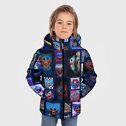 Куртка зимняя для мальчика POPPY PLAYTIME РАЗНЫЙ ХАГГИ ВАГГИ, цвет: 3D-черный — фото 2