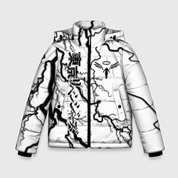 Куртка зимняя для мальчика Токийские мстители Tokyo Revengers, цвет: 3D-черный