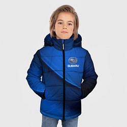 Куртка зимняя для мальчика Subaru sport, цвет: 3D-светло-серый — фото 2