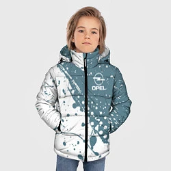 Куртка зимняя для мальчика OPEL брызги, цвет: 3D-светло-серый — фото 2