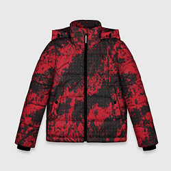 Куртка зимняя для мальчика КРАСНАЯ ГРЯЗЬ RED GRUNGE, цвет: 3D-светло-серый