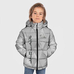 Куртка зимняя для мальчика JAGUR геометрические фигуры, цвет: 3D-красный — фото 2