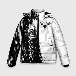 Куртка зимняя для мальчика WALHALLA TEAM LOGO BLACK ТОКИЙСКИЕ МСТИТЕЛИ, цвет: 3D-светло-серый