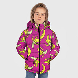Куртка зимняя для мальчика Banana pattern Summer Color, цвет: 3D-черный — фото 2