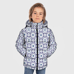 Куртка зимняя для мальчика ПАТТЕРН ГЕОМЕТРИЧЕСКИЙ ЗИМНИЙ, цвет: 3D-светло-серый — фото 2