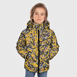Куртка зимняя для мальчика Простые карандаши, цвет: 3D-красный — фото 2