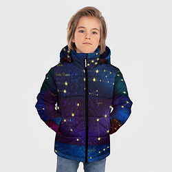 Куртка зимняя для мальчика Самые известные созвездия Северного полушария лето, цвет: 3D-красный — фото 2