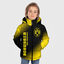 Куртка зимняя для мальчика BORUSSIA Borussia Pro Football, цвет: 3D-черный — фото 2