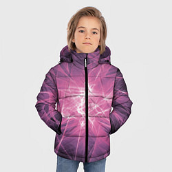 Куртка зимняя для мальчика Сияние Коллекция Get inspired! Fl-16-2, цвет: 3D-черный — фото 2