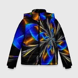 Куртка зимняя для мальчика Neon vanguard pattern Fashion 2023, цвет: 3D-красный