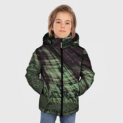 Куртка зимняя для мальчика Камуфляжный змеиный фрактал, цвет: 3D-светло-серый — фото 2