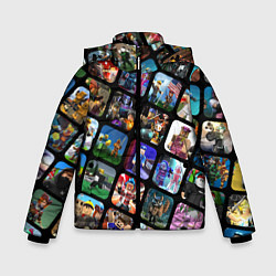 Куртка зимняя для мальчика ROBLOX СЮЖЕТЫ, цвет: 3D-черный