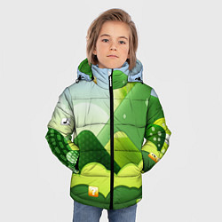Куртка зимняя для мальчика Вселенная марио, цвет: 3D-светло-серый — фото 2