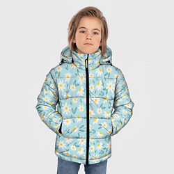 Куртка зимняя для мальчика Ромашковое поле, цвет: 3D-светло-серый — фото 2