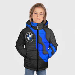 Куртка зимняя для мальчика BMW - ТЕХНО БРОНЯ, цвет: 3D-светло-серый — фото 2