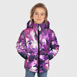 Куртка зимняя для мальчика Wild flowers, цвет: 3D-черный — фото 2