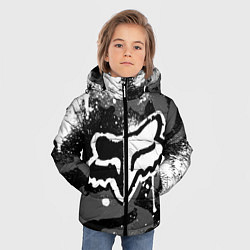 Куртка зимняя для мальчика FOX RACING - МОТОКРОСС БРЫЗГИ, цвет: 3D-красный — фото 2